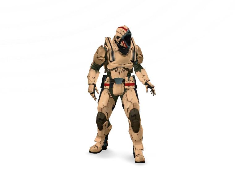 Sample rigged 3D avatar, an example of the characters you can create on AXIS